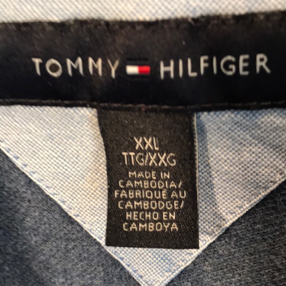 Men’s size XXL blue polo shirt short sleeved - Picture 3 of 4